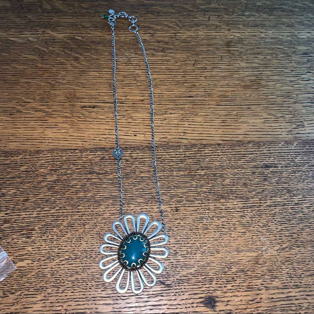 LUCKY BRAND FLOWER NECKLACE HTF NEW